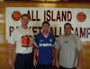Professional player Ken Atkinson with camp directors Tom Fitzpatrick and Tom Diana