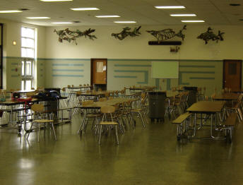 South cafeteria interior view
