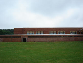 South gym exterior view